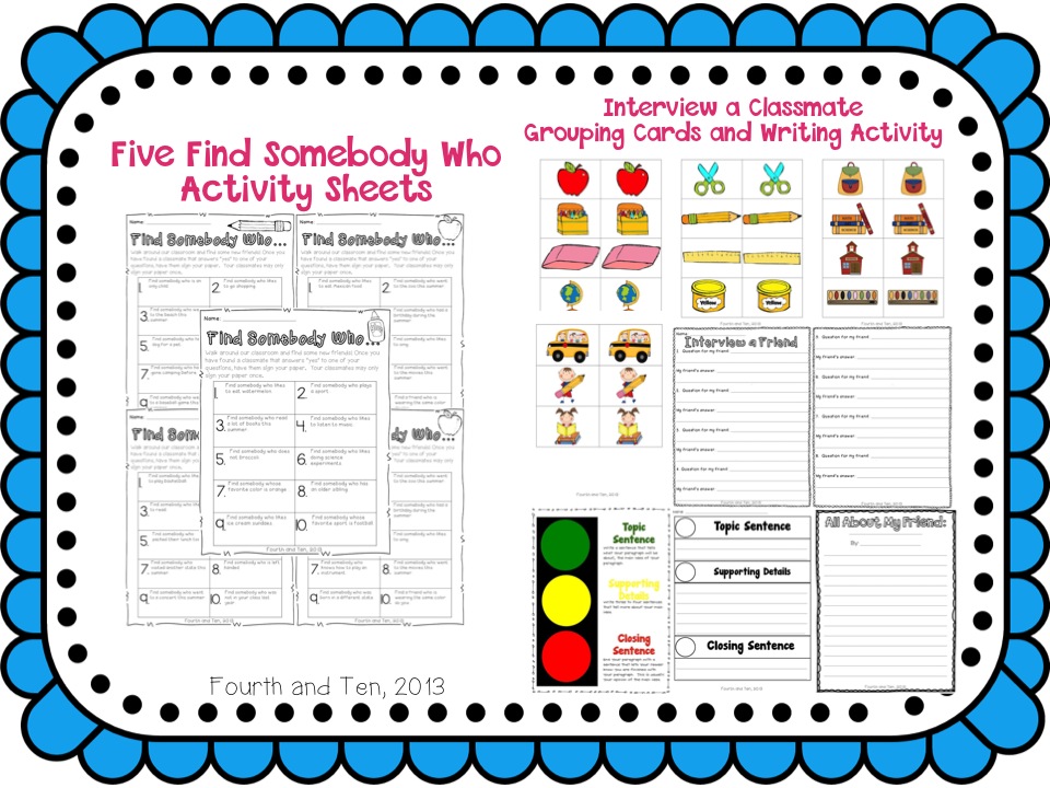 Back to School Activities {Freebie} Back to School Activities {Freebie}