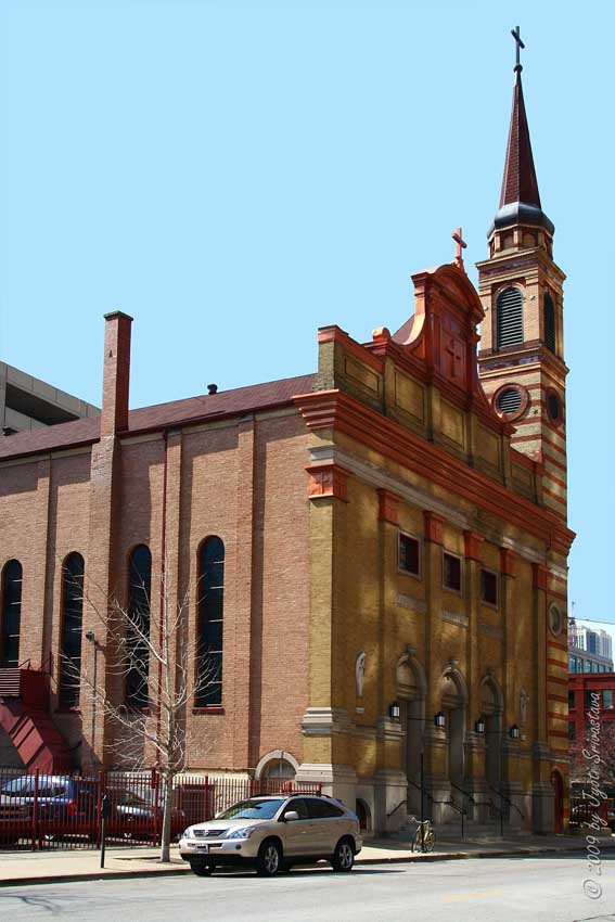 Chicago Architecture & Cityscape River North Assumption Catholic Church