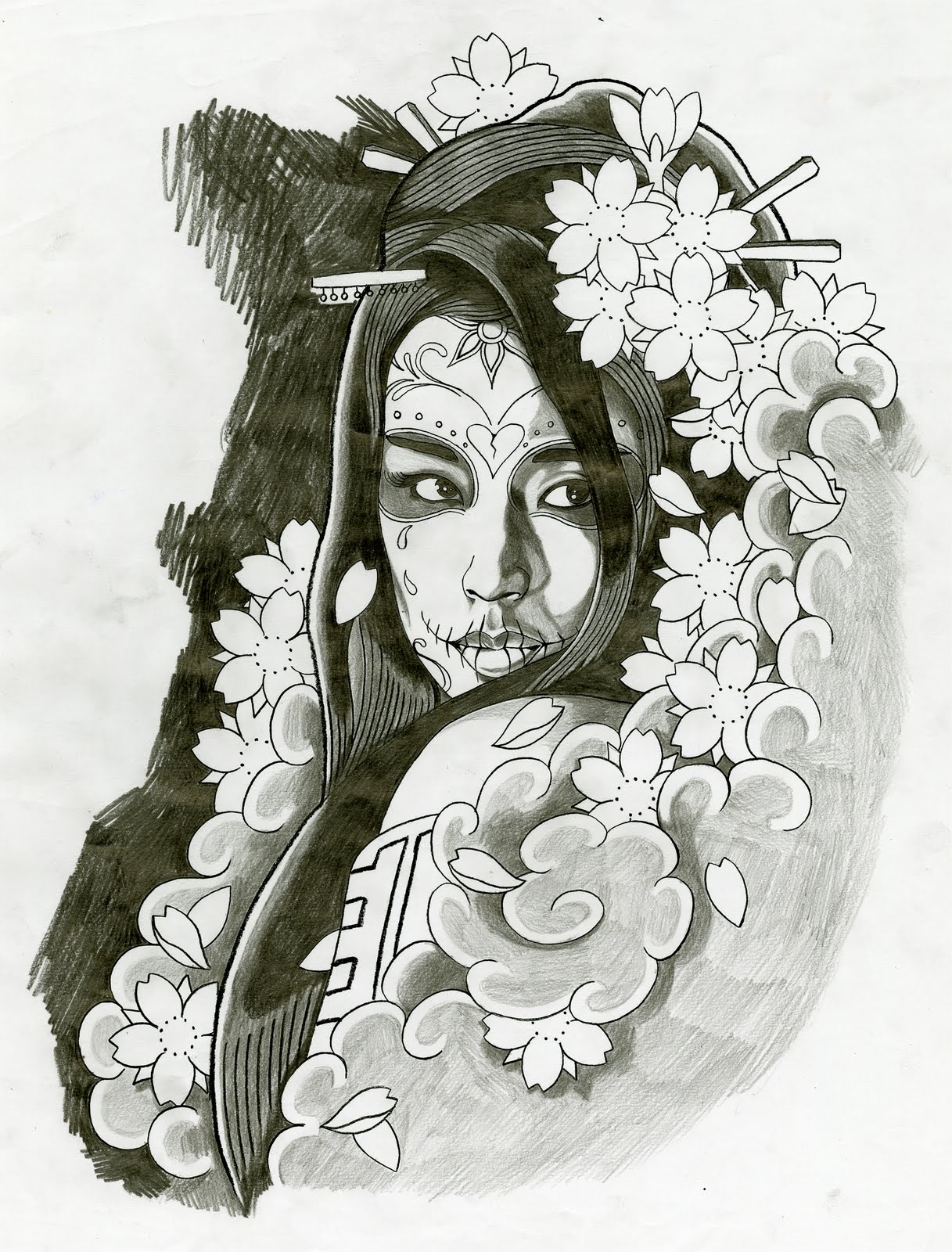 Tattoo Designs Geisha