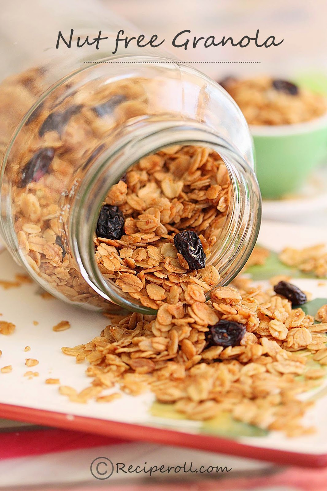 Nut free Granola Plain Granola Recipe