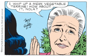Mary artfully dodges giving advice to Nola and lures her to the lair where true meddling will occur.