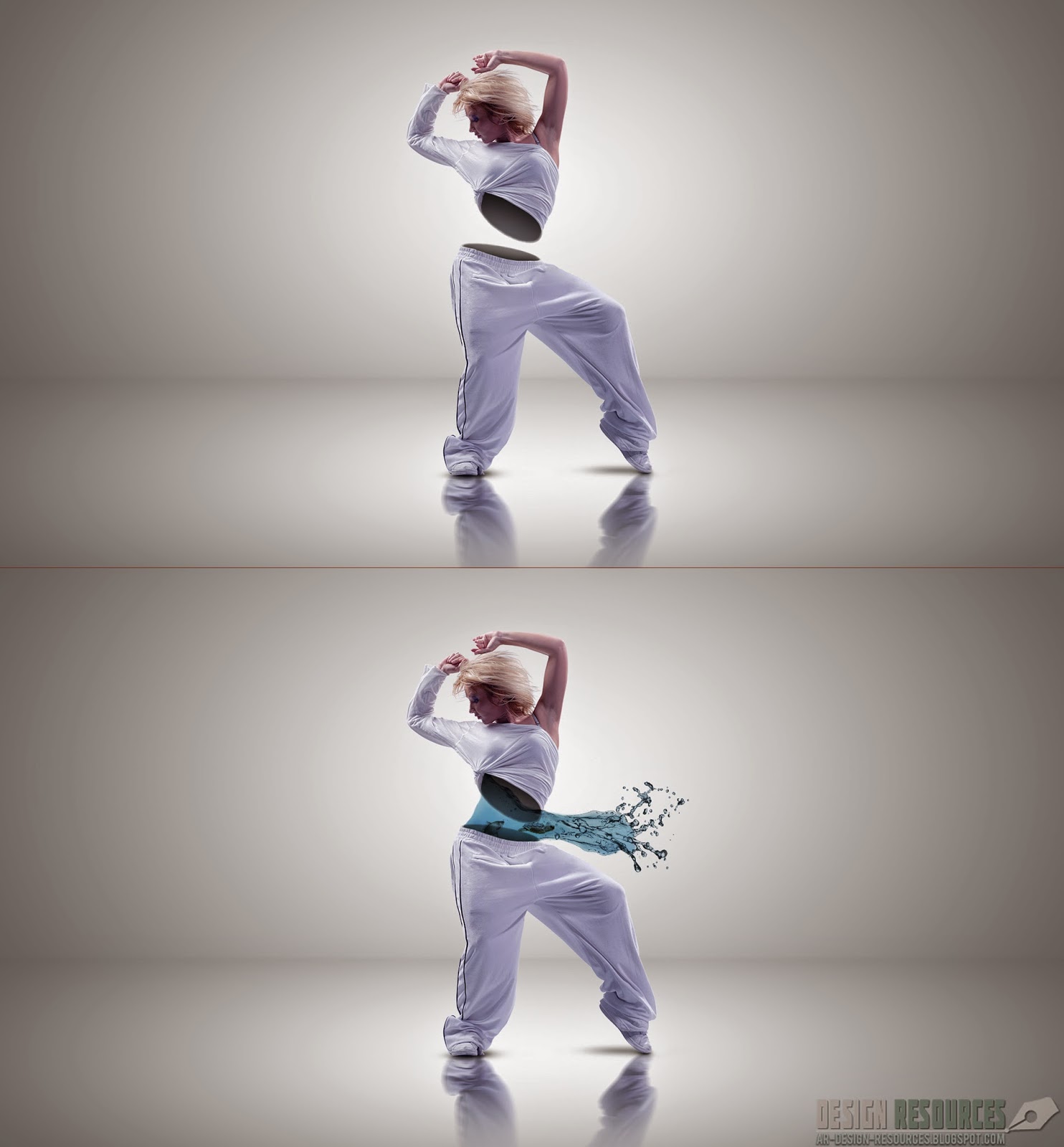 Aqua dance Photo Manipulation — Photoshop Tutorial Aqua dance Photo Manipulation — Photoshop Tutorial