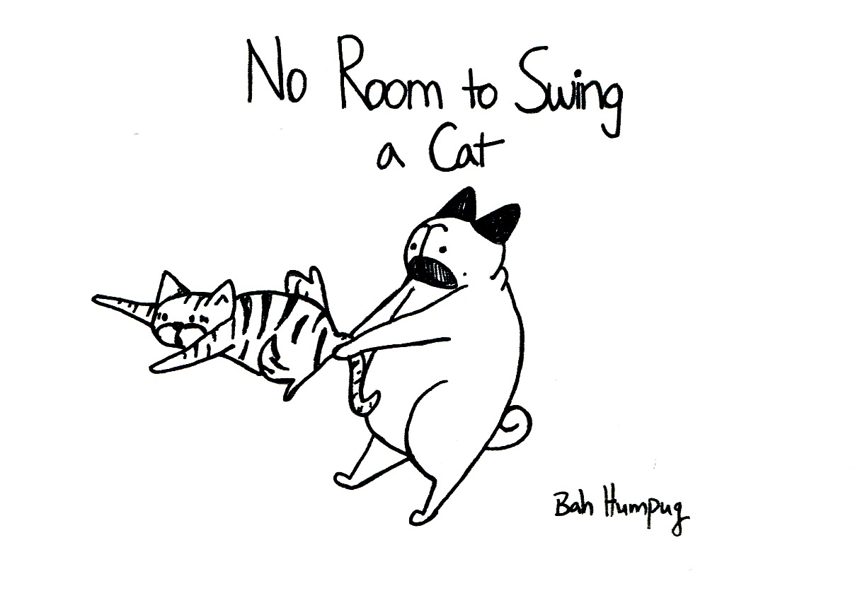 Bah Humpug No Room to Swing a Cat