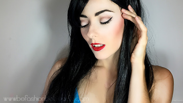 Maquillaje inspirado en Blancanieves. Maquillaje inspirado en Blancanieves.