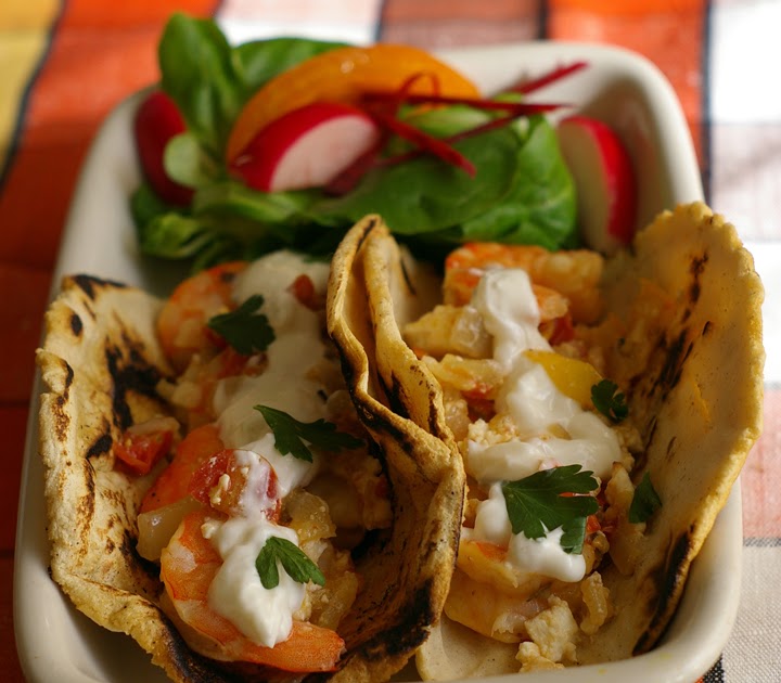 July 12527 Greek Shrimp Tacos