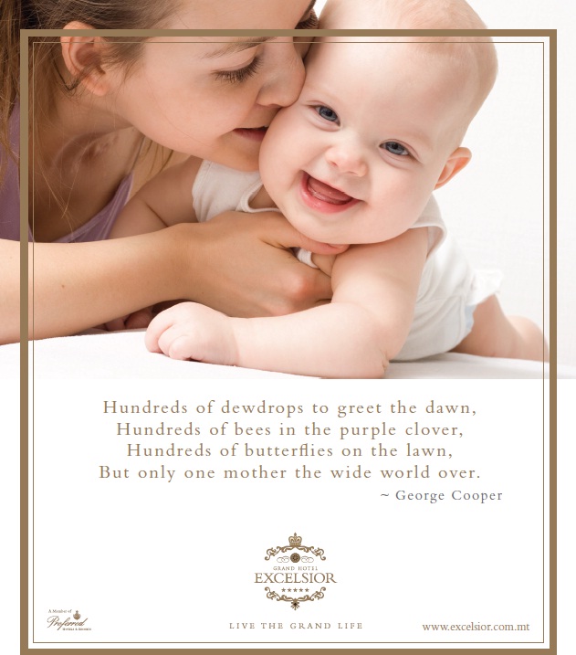 Excelsior Hotel Malta Mother's Day at the Grand Hotel Excelsior Malta