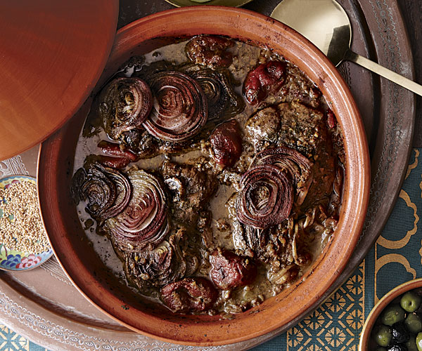 Lamb Tagine with CinnamonScented Onions and Tomatoes LEBANESE RECIPES