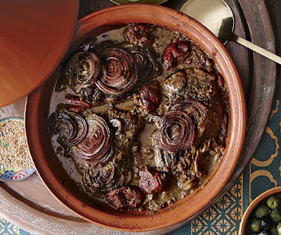 Lamb Tagine with Cinnamon Onions and Tomatoes