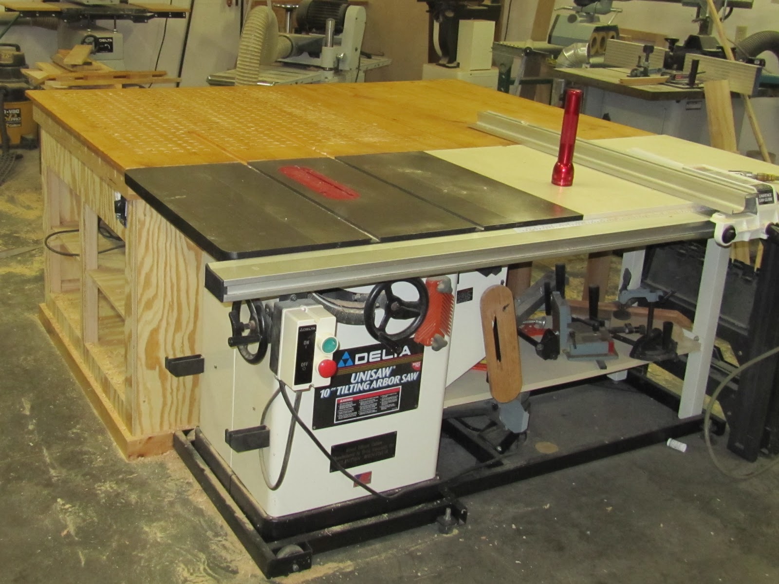 Table Saw Outfeed Cabinet