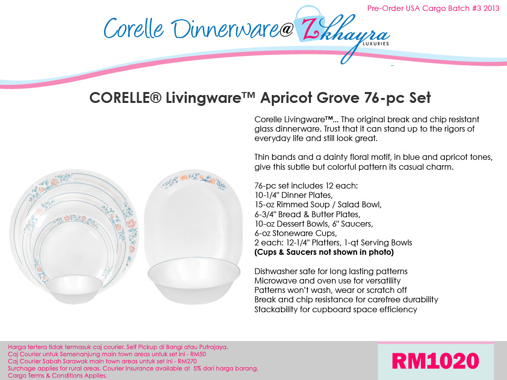 Z~Khayra Luxuries: PRE-ORDER CORELLE 30-pc & 76-pc DINNERWARE SETS ... Z~Khayra Luxuries: PRE-ORDER CORELLE 30-pc & 76-pc DINNERWARE SETS ...