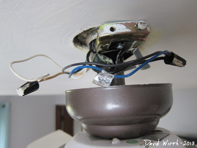 ceiling fan wires, how to wire, power, negative, neutral