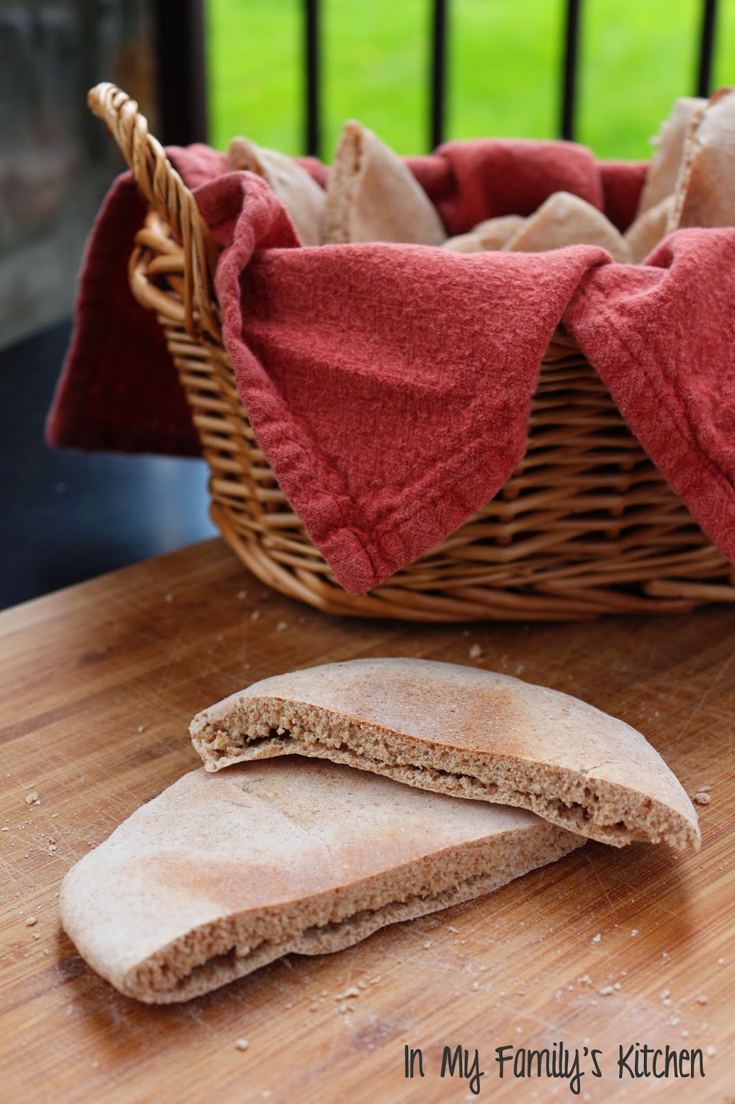 In My Family's Kitchen: Whole Wheat Pita Bread