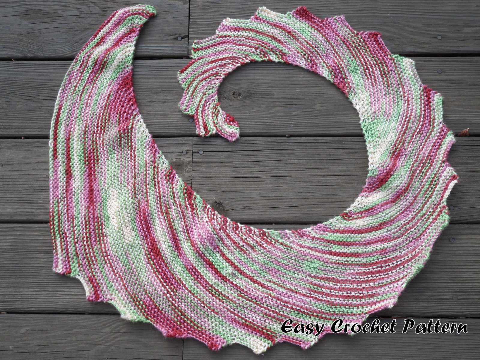 Easy Crochet Pattern: Another Dragons Tail Scarf