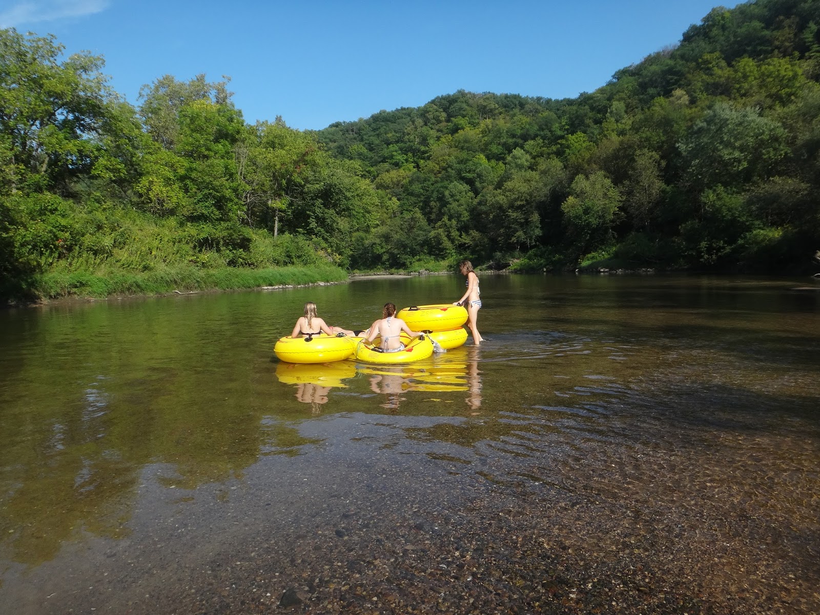 Russman's spot Tubing the Zumbro River