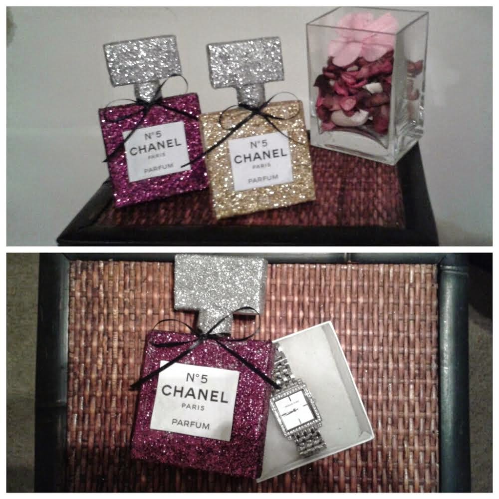 DIY Chanel Perfume Jewelry Boxes