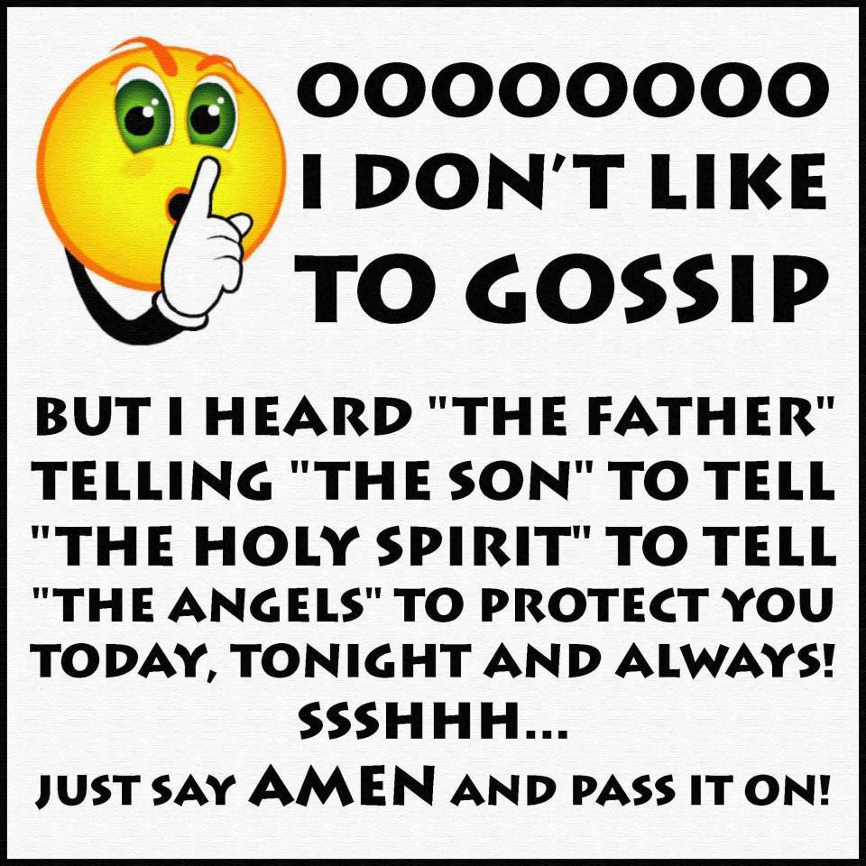 OOOOO I don't like gossip but I heard ... OOOOO I don't like gossip but I heard ...