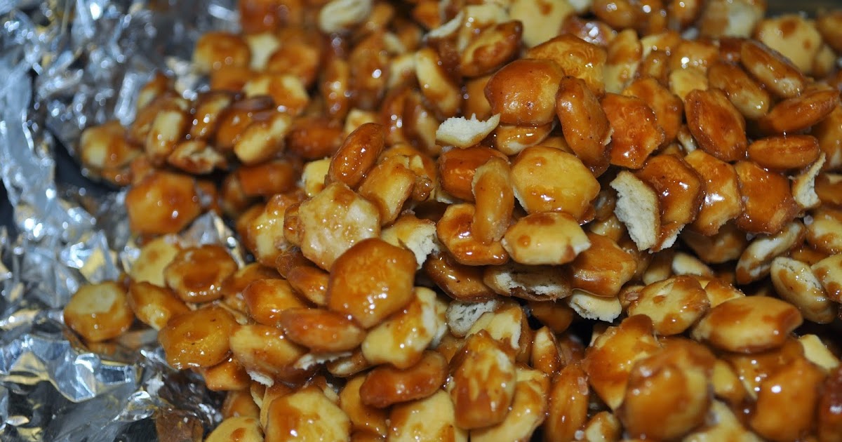 Beth's Favorite Recipes Salted Toffee Oyster Crackers