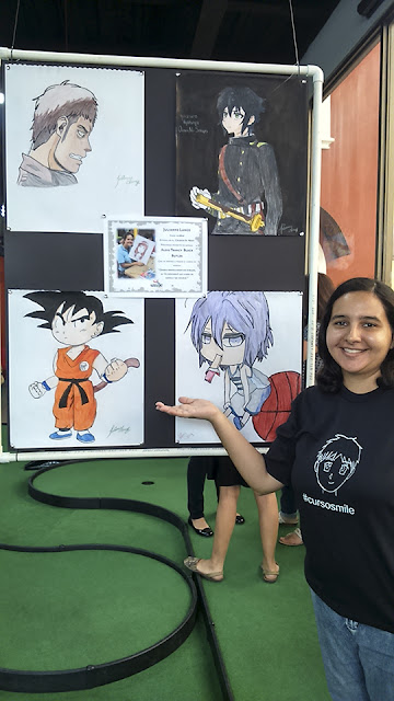 Exposición del curso de manga 