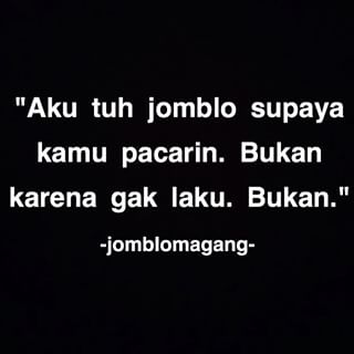 Gambar DP BBM Jomblo Lucu Gokil Keren
