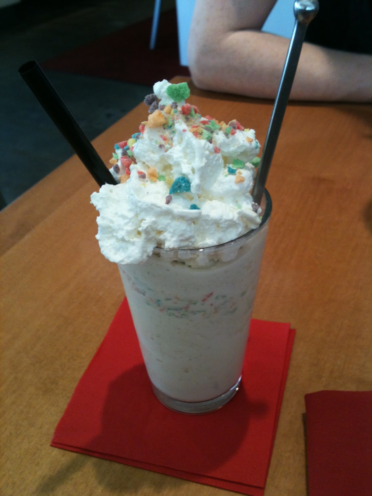 The Mad Batter Fruit Loop Milkshake at Flip