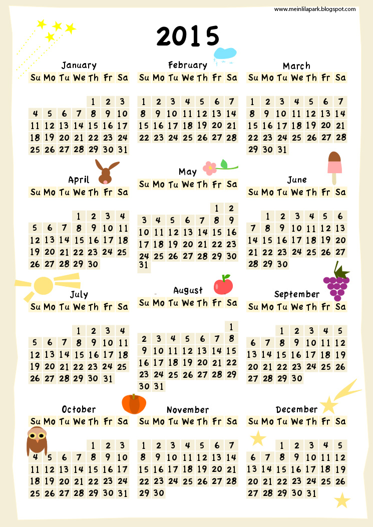 free printable calendar 2015 colorful year ausdruckbarer kalender free downloadable calendar 2015