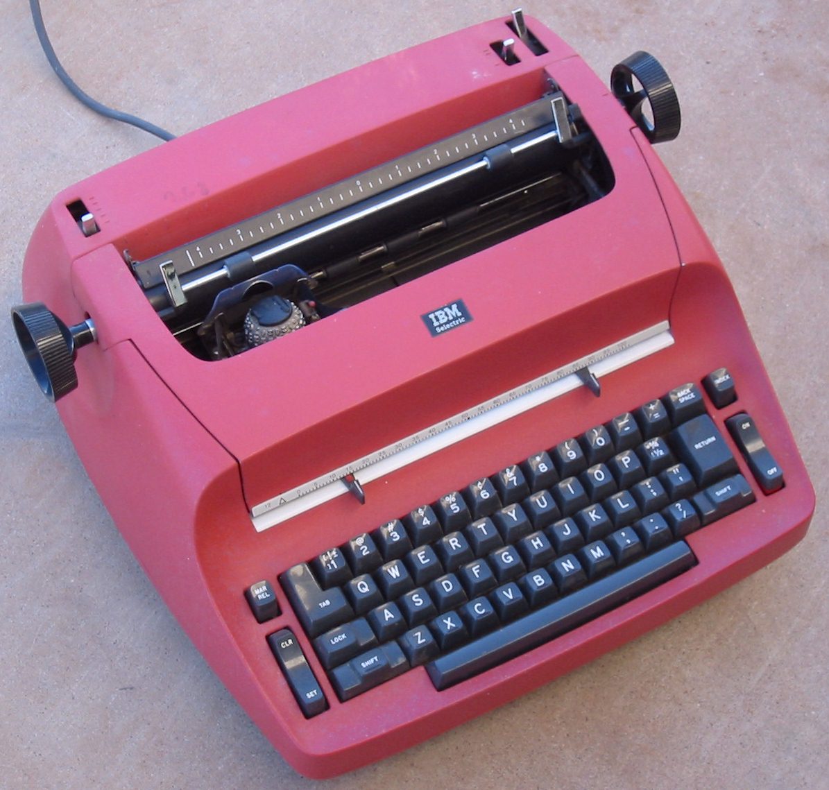 oz.Typewriter On This Day in Typewriter History IBM's 1953 single