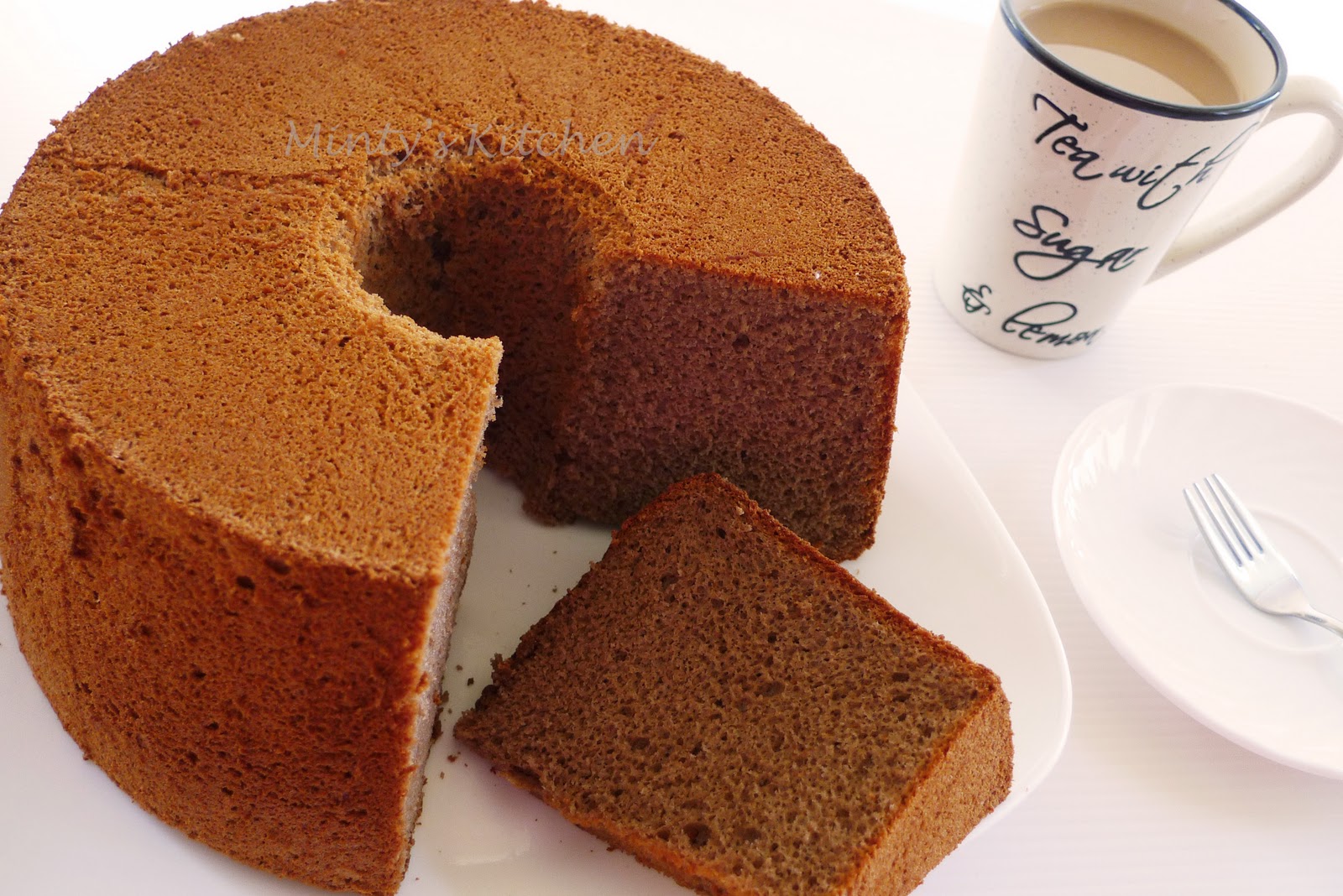 Minty's Kitchen Mocha Chiffon Cake