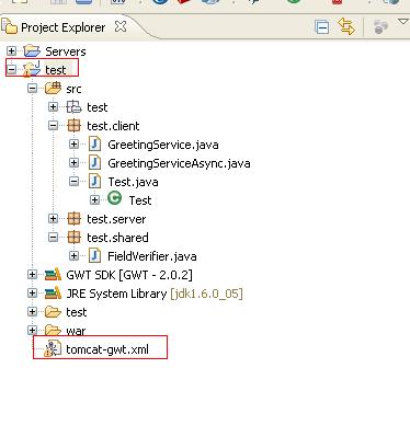GWT on Eclipse; Apache Tomcat