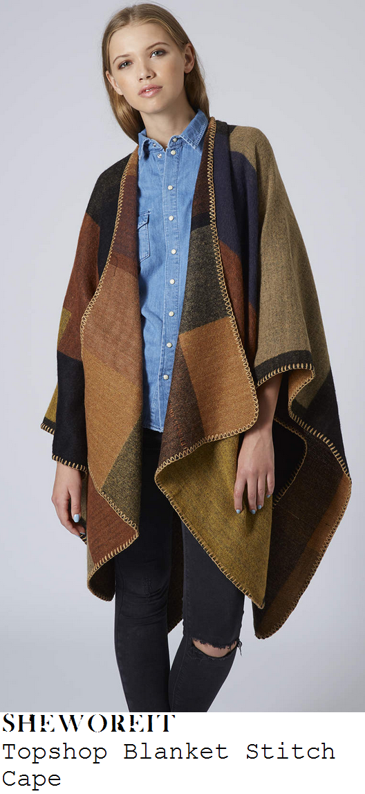 sam-faiers-multicoloured-brown-check-blanket-cape-coat