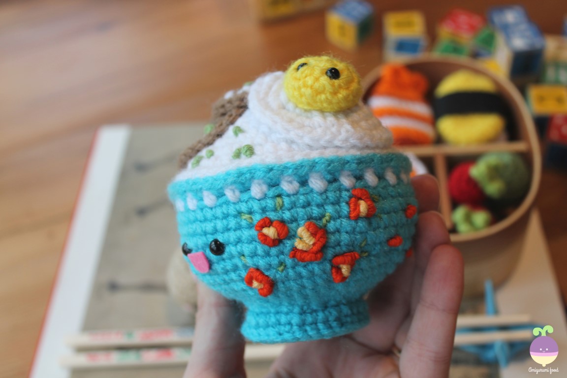 Amigurumi Food: New Crochet Pattern! Bento Family / Sushi set