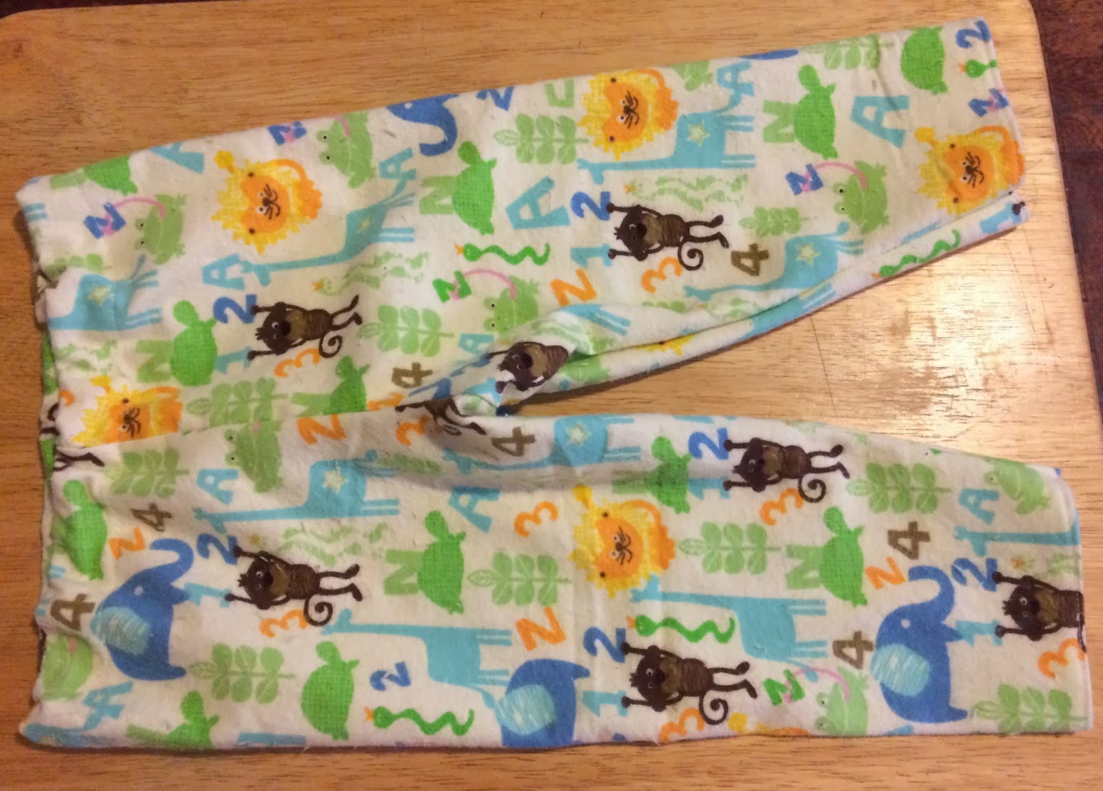 DIY Toddler Flannel Pajama Pants Tutorial First Time Mom and Losing It