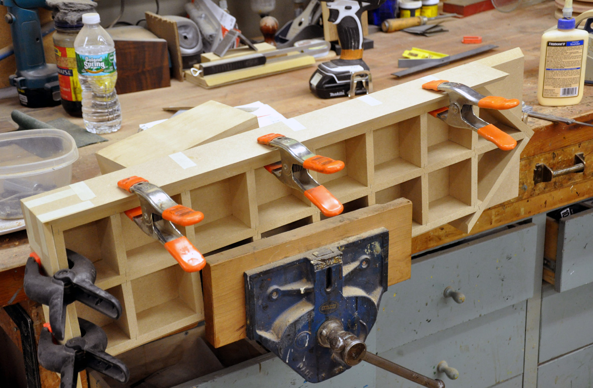 Dorset Custom Furniture A Woodworkers Photo Journal torsion box shelves