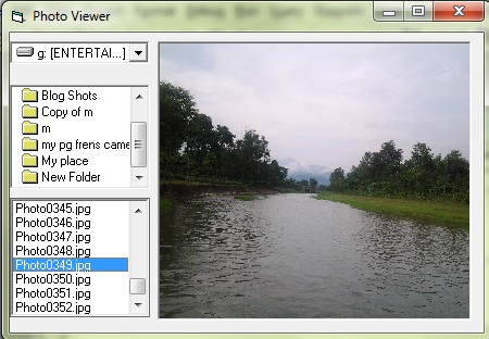 Photo Viewer application VB6 photo viewer program