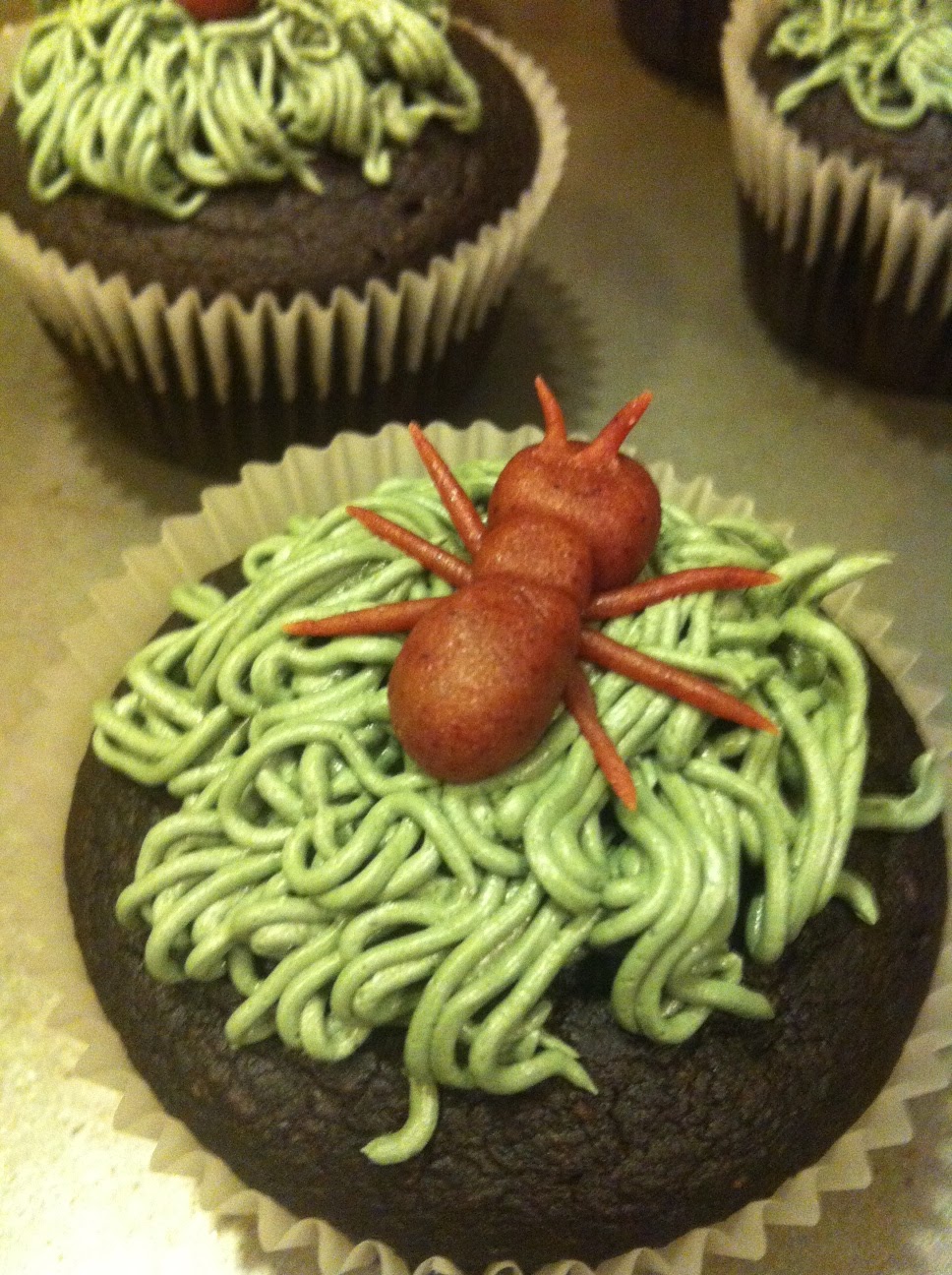 CupcakeOSaur Mexican Chocolate Cupcakes Fire Ants!