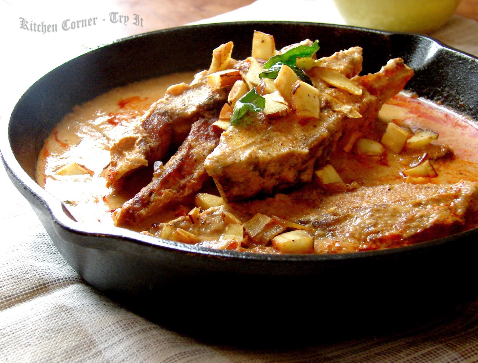Fried Fish Curry/ Pomfret Fish Curry