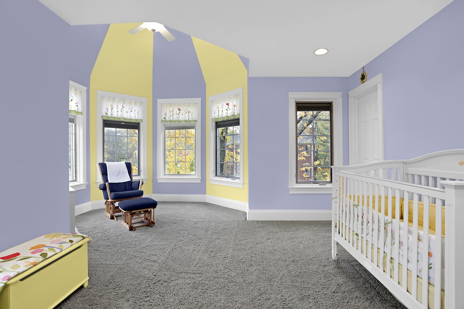 Top 10 Baby Nursery Room Colors And Decorating Ideas Early Morning And Spring Bluebell