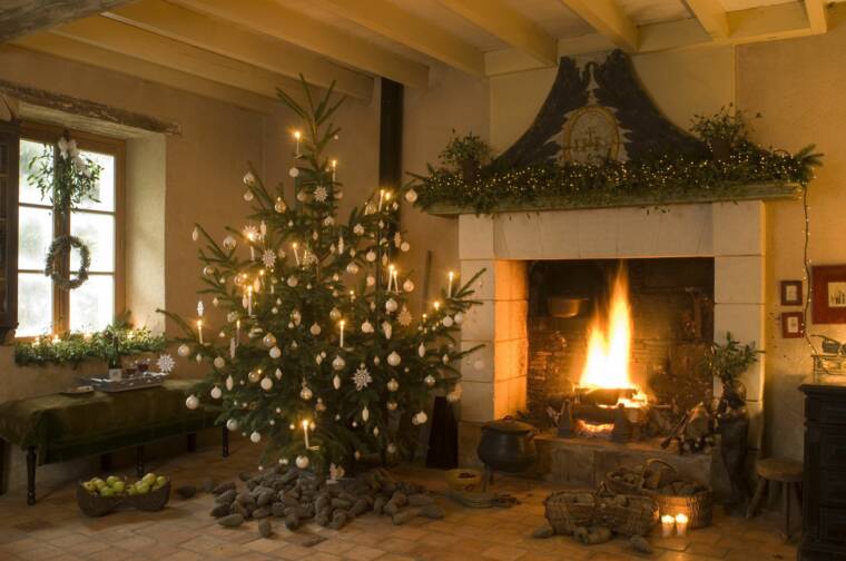 Addobbare casa a natale: addobbi di natale fatti in casa le idee ... Disegno Natale camino