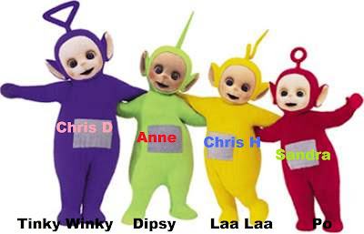 Teletubbies Names and Colors