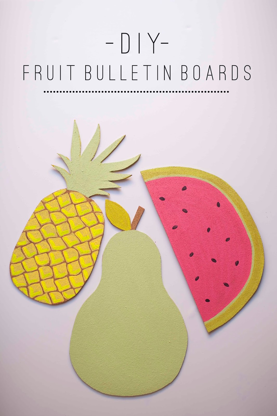 TELL DIY FRUIT BULLETIN BOARDS Tell Love and Party