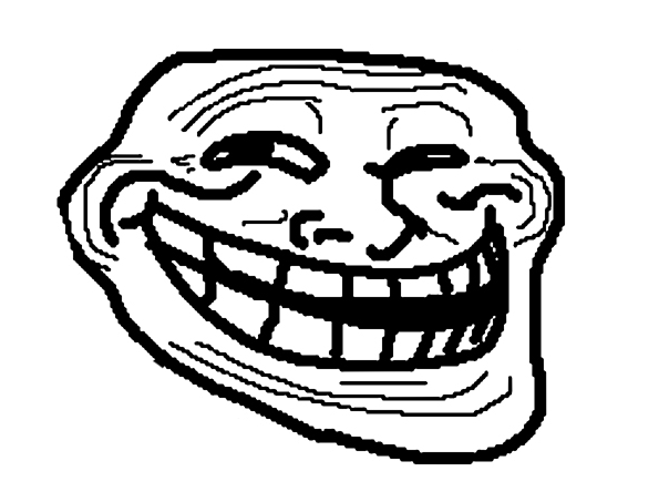 How to make a troll face in chat |.