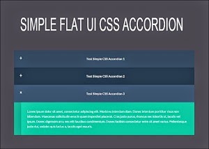 simple css accordion
