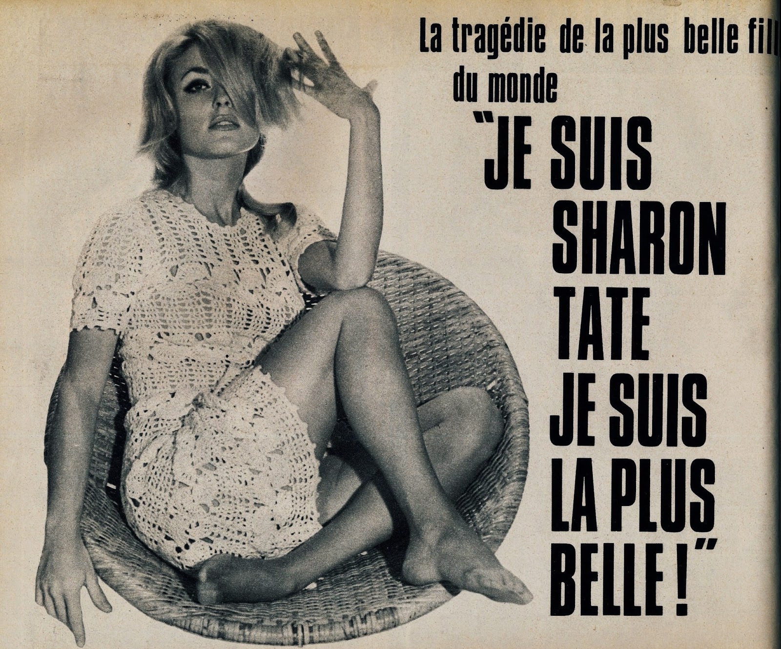 Sharon Tate.