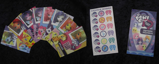 MLP: Equestria Girls bonuses: ID cards, sticker sheets, and pamphlets