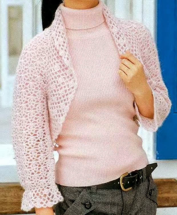 Stylish Easy Crochet: Crochet Patterns Of Beautiful Shrug