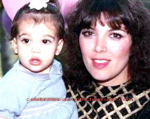 Celebrities As A Child: Kim Kardashian Childhood Photos