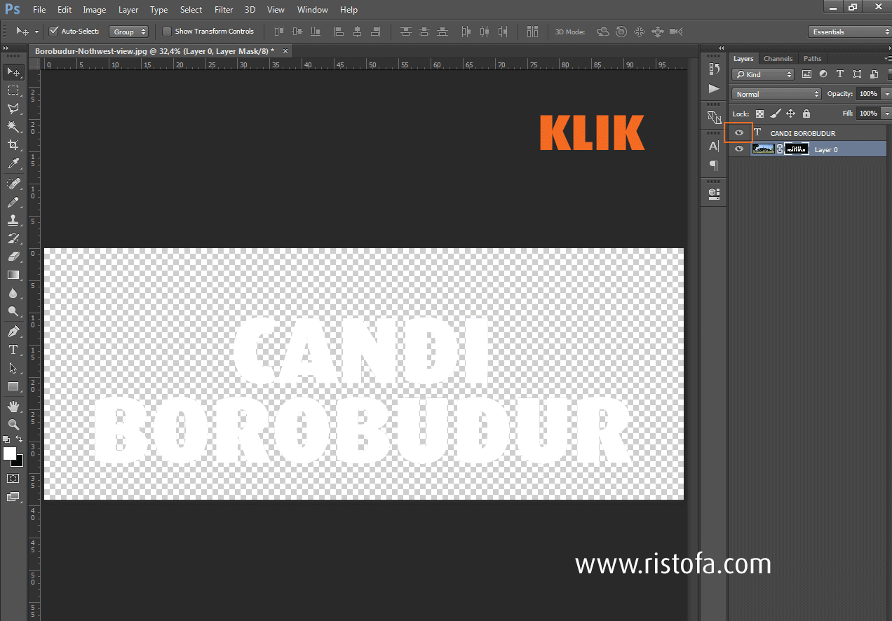 Tutorial Cara Membuat Gambar Berbentuk Tulisan Di Belajar