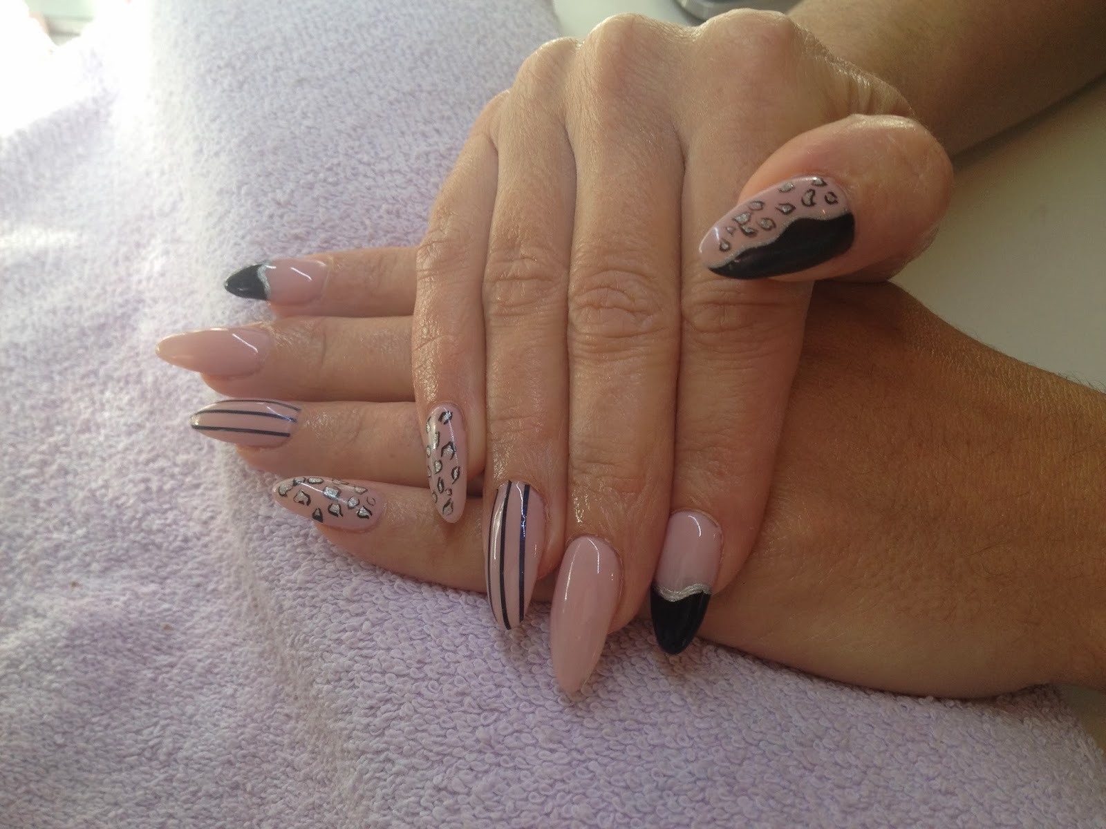 7. Metallic Gel Nails for a Glamorous New Year's Look - wide 8