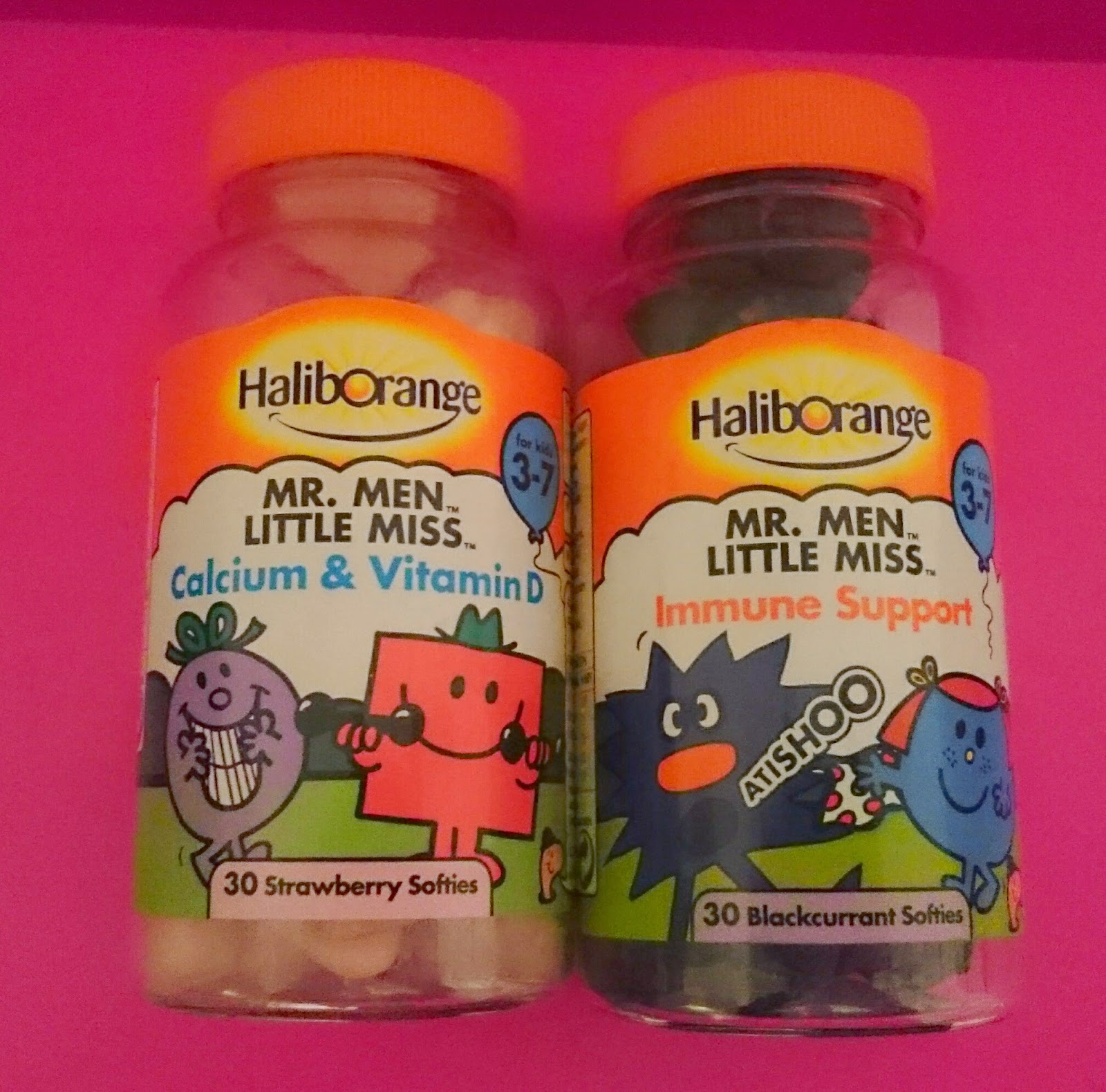 A Day In This Dad's Life HalibOrange Mr Men & Little Miss Vitamins