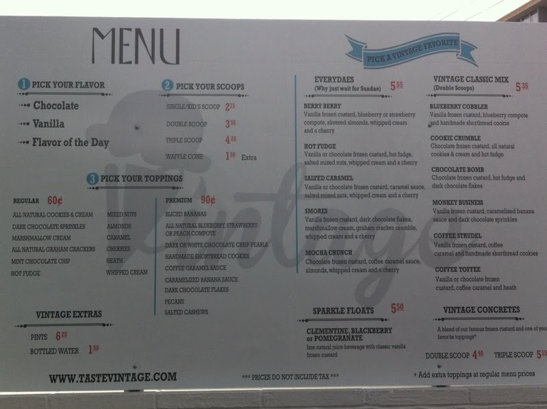 REVIEW Vintage Frozen Custard (Atlanta, GA) ♔ Bella Vivere Live A