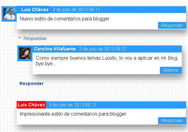 Personalizar la caja de comentarios de blogger